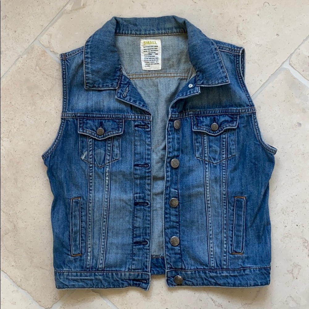 J. Crew Denim Vest